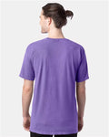 Hanes GDH100 Men's Garment-Dyed T-Shirt - Lavender - model back