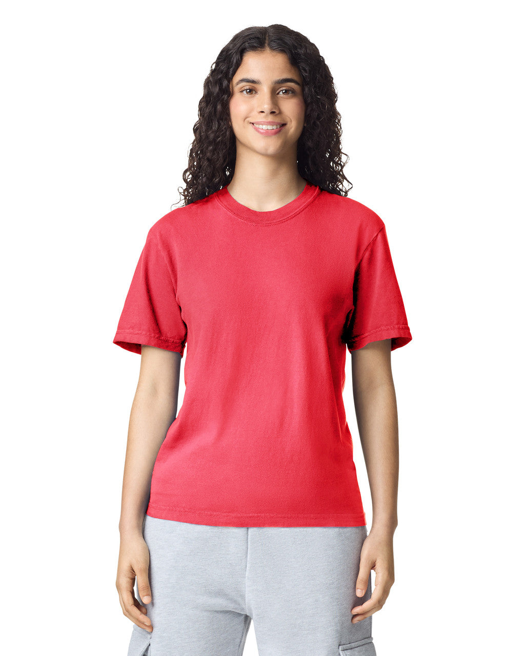 Comfort Colors C1717 Garment-Dyed Heavyweight T-Shirt - Paprika - model front