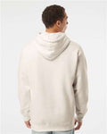 Independent Trading Co. IND4000 Heavyweight Hooded Sweatshirt - Bone - model back