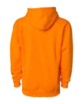 Independent Trading Co. IND4000 Heavyweight Hooded Sweatshirt - Safety Orange - back