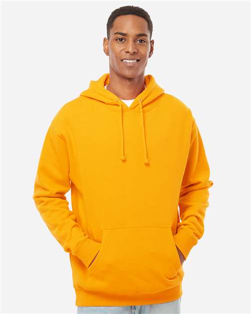 Independent Trading Co. IND4000 Heavyweight Hooded Sweatshirt - Gold - model front