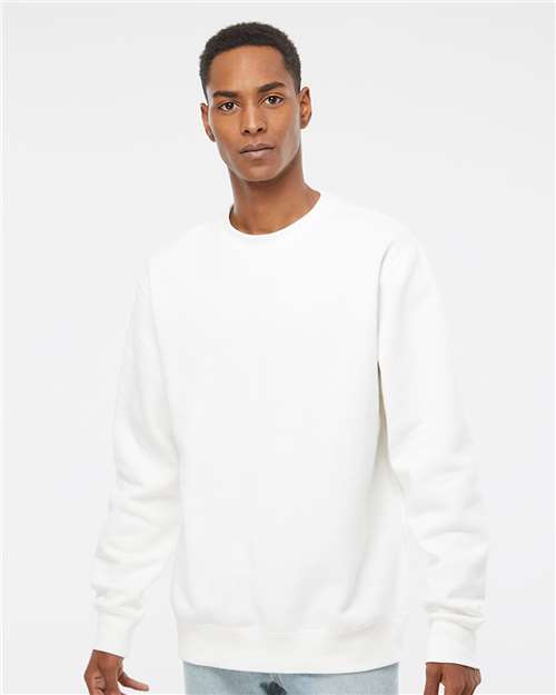 Independent Trading Co. PRM3500 Unisex Midweight Pigment-Dyed Crewneck Sweatshirt - Prepared For Dye - model front