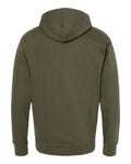Independent Trading Co. SS4500Z Midweight Full-Zip Hooded Sweatshirt - Army - back