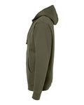 Independent Trading Co. SS4500Z Midweight Full-Zip Hooded Sweatshirt - Army - side