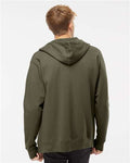 Independent Trading Co. SS4500Z Midweight Full-Zip Hooded Sweatshirt - Army - model back