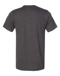BELLA + CANVAS 3301 Unisex Sueded Tee - Dark Grey Heather - back