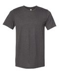 BELLA + CANVAS 3301 Unisex Sueded Tee - Dark Grey Heather - front