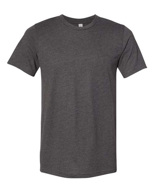 BELLA + CANVAS 3301 Unisex Sueded Tee - Dark Grey Heather - front