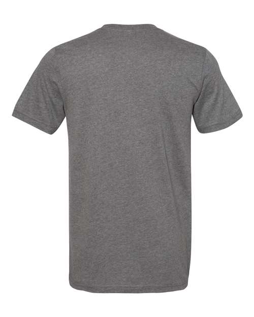 BELLA + CANVAS 3301 Unisex Sueded Tee - Deep Heather - back
