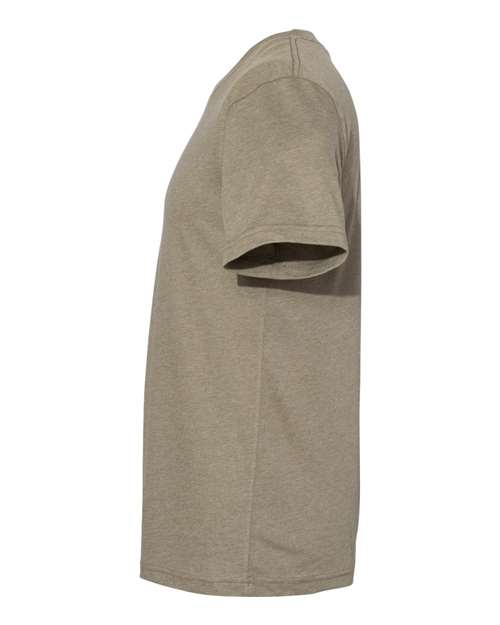 BELLA + CANVAS 3301 Unisex Sueded Tee - Heather Olive - side