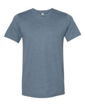 BELLA + CANVAS 3301 Unisex Sueded Tee - Heather Slate - front