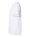 BELLA + CANVAS 3301 Unisex Sueded Tee - Solid White Blend - side