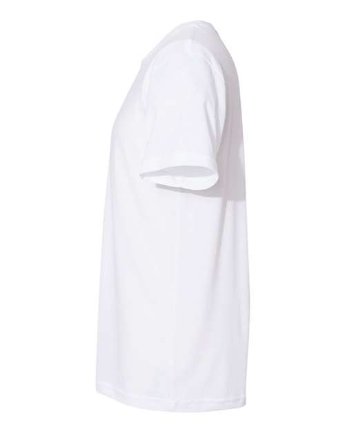 BELLA + CANVAS 3301 Unisex Sueded Tee - Solid White Blend - side