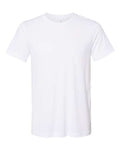 BELLA + CANVAS 3301 Unisex Sueded Tee - Solid White Blend - front