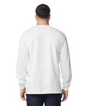 Gildan 8400 Unisex DryBlend 50/50 Long Sleeve T-Shirt - White - model back