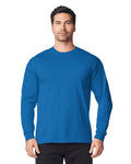 Gildan 8400 Unisex DryBlend 50/50 Long Sleeve T-Shirt - Royal - model front