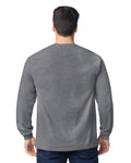 Gildan 8400 Unisex DryBlend 50/50 Long Sleeve T-Shirt - Graphite Heather - model back