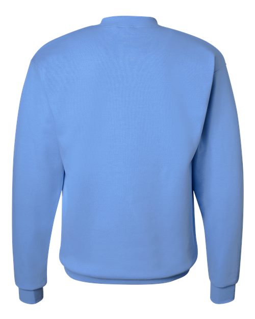 Hanes P160 EcoSmart Crewneck Sweatshirt - Carolina Blue - back