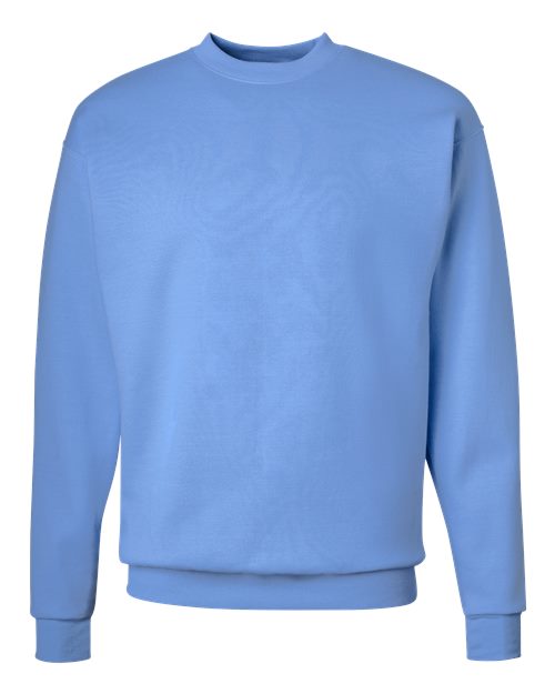 Hanes P160 EcoSmart Crewneck Sweatshirt - Carolina Blue - flat front