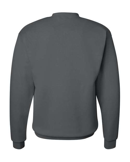 Hanes P160 EcoSmart Crewneck Sweatshirt - Smoke Grey - back
