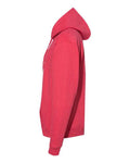 Hanes P170 EcoSmart Hooded Sweatshirt - Heather Red - side