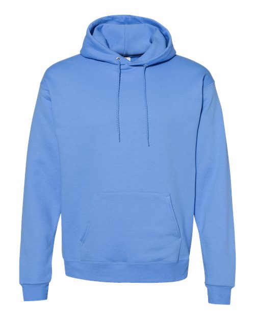 Hanes P170 EcoSmart Hooded Sweatshirt - Carolina Blue - flat front