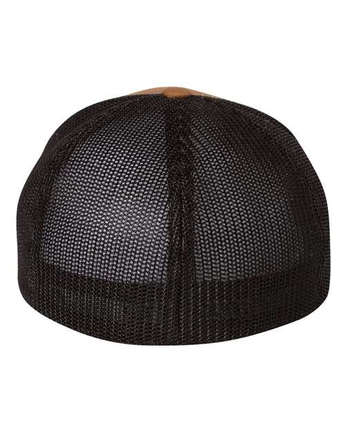Flexfit 6511 Trucker Cap - Caramel/ Black - back