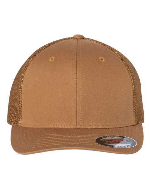 Flexfit 6511 Trucker Cap - Caramel - front