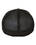 Flexfit 6511 Trucker Cap - Charcoal/ Black - back