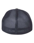 Flexfit 6511 Trucker Cap - Charcoal/ Navy - back
