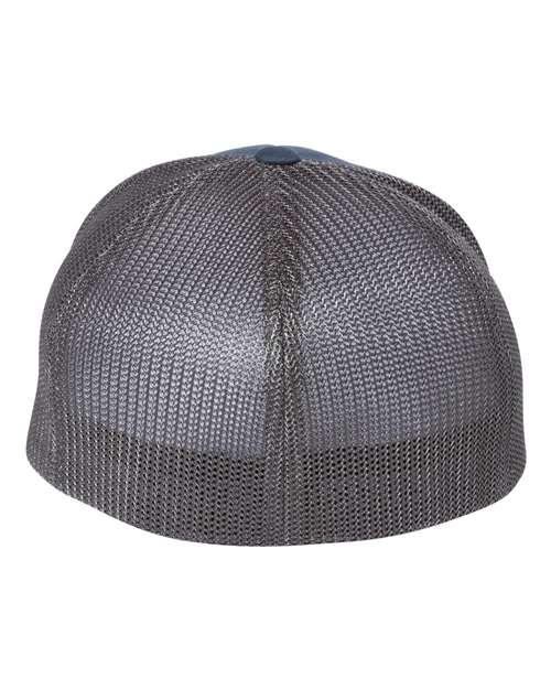 Flexfit 6511 Trucker Cap - Navy/ Graphite - back