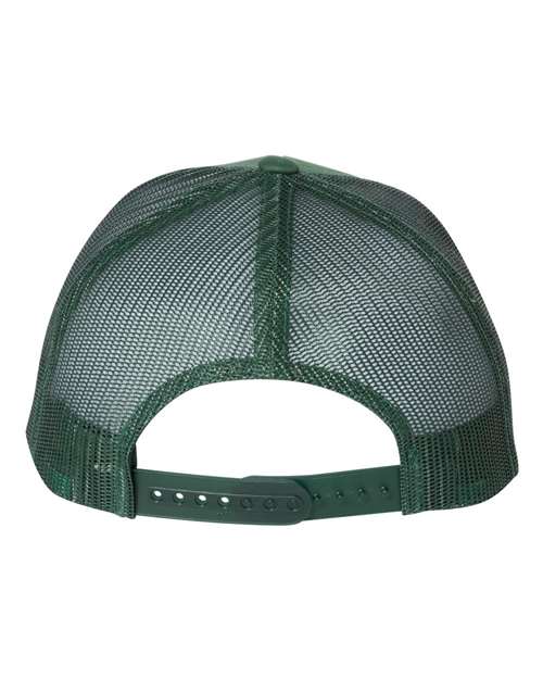 Yupoong 6606 Retro Trucker Cap - Evergreen - back