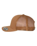 Yupoong 6606 Retro Trucker Cap - Caramel - side