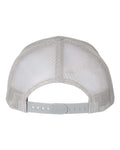 Yupoong 6606 Retro Trucker Cap - Silver - back