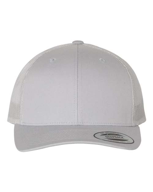 Yupoong 6606 Retro Trucker Cap - Silver - front