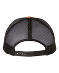 Yupoong 6606 Retro Trucker Cap - Caramel/ Black - back