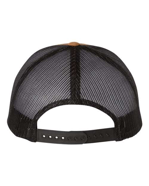 Yupoong 6606 Retro Trucker Cap - Caramel/ Black - back