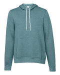 Bella+Canvas 3719 Unisex Sponge Fleece Pullover Hoodie - Heather Deep Teal - front