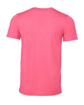 Bella+Canvas 3001CVC Unisex Heather CVC Short Sleeve Tee - Heather Charity Pink - back