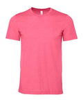 Bella+Canvas 3001CVC Unisex Heather CVC Short Sleeve Tee - Heather Charity Pink - front