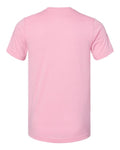 Bella+Canvas 3001CVC Unisex Heather CVC Short Sleeve Tee - Heather Bubble Gum - back
