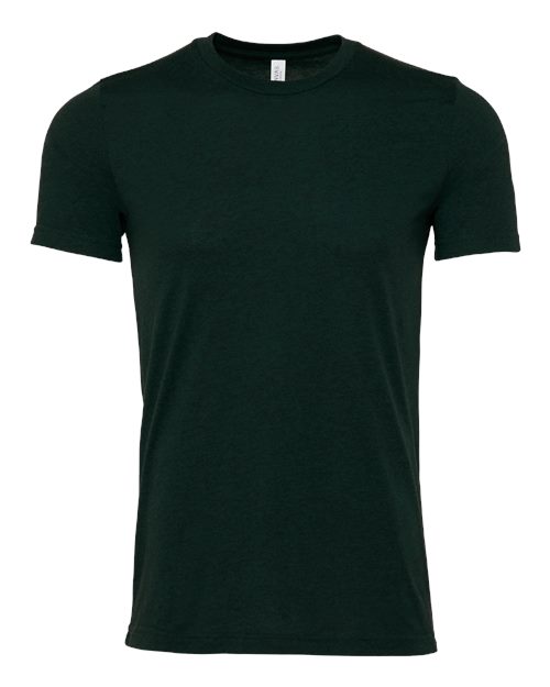 Bella+Canvas 3001CVC Unisex Heather CVC Short Sleeve Tee - Heather Emerald - front