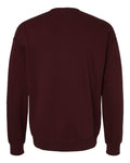 Bella + Canvas 3945 Sponge Fleece Drop Shoulder Crewneck Sweatshirt - Maroon - back