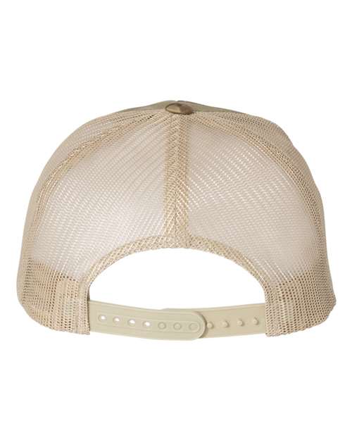 Yupoong 6606 Retro Trucker Cap - Multicam Green/ Khaki - back