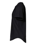BELLA + CANVAS 3003 Men's Jersey Curved Hem Tee - Black - side