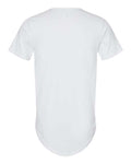BELLA + CANVAS 3003 Men's Jersey Curved Hem Tee - White - back