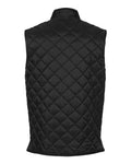 Weatherproof 207359 Men's Vintage Diamond Quilted Vest - Black - back