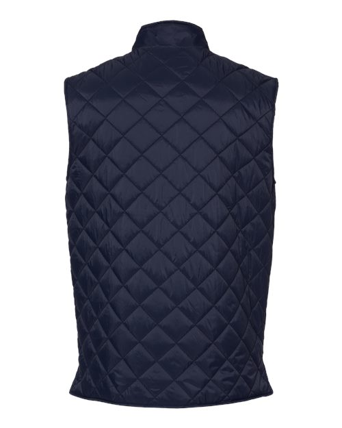 Weatherproof 207359 Men's Vintage Diamond Quilted Vest - Navy - back