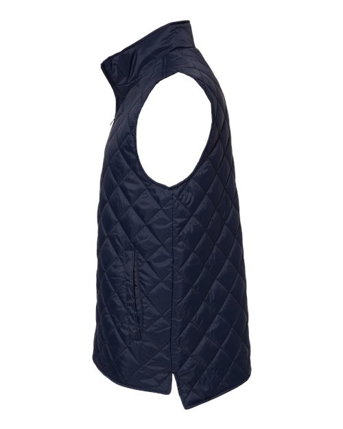 Weatherproof 207359 Men's Vintage Diamond Quilted Vest - Navy - side