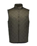 Weatherproof 207359 Men's Vintage Diamond Quilted Vest - Rosin - front